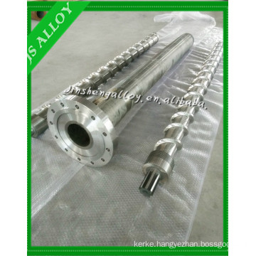 Extruder bimetallic screw barrel